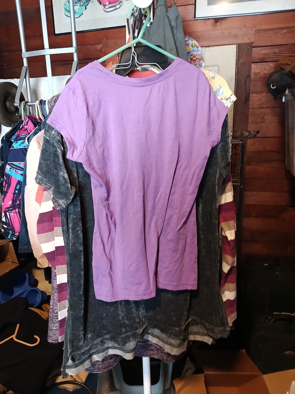 Girls' Lavender Short-Sleeve Tee - Casual Everyday Top